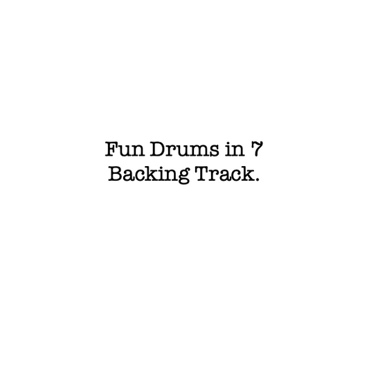 Fun Drums in 7 Backing Track